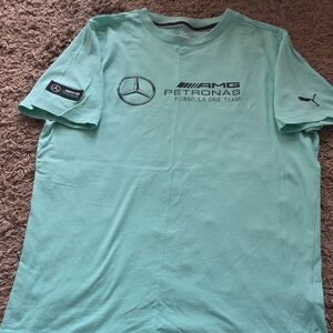 AMG Petronas Puma Mint Green Formula One Tee